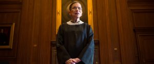 WASHINGTON, DC - AUGUST 30: Supreme Court Justice Ruth Bader Ginsburg, celebrating her 20th anniversary on the bench, is photographed in the East conference room at the U.S. Supreme Court in Washington, D.C., on Friday, August 30, 2013. (Photo by Nikki Kahn/The Washington Post via Getty Images) | The Washington Post via Getty Images