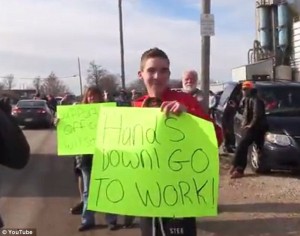 scenes which greeted marchers from Ferguson to Jefferson city