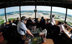 Air Traffic Controllers at work