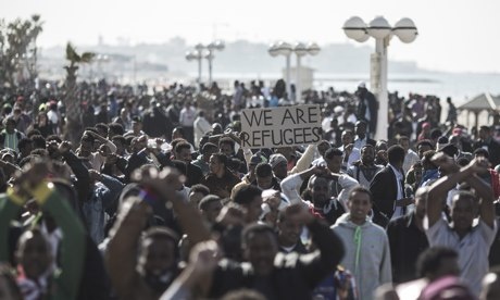 Migrant African workers treated like garbage in Israel. Labeled Infilitrators.