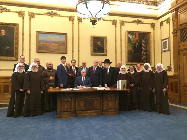 Pence signed RFRA into law