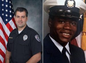 A video shows South Carolina police Officer Michael Slager (l.) fatally shot Walter Scott (r.), in the back while the victim ran away.