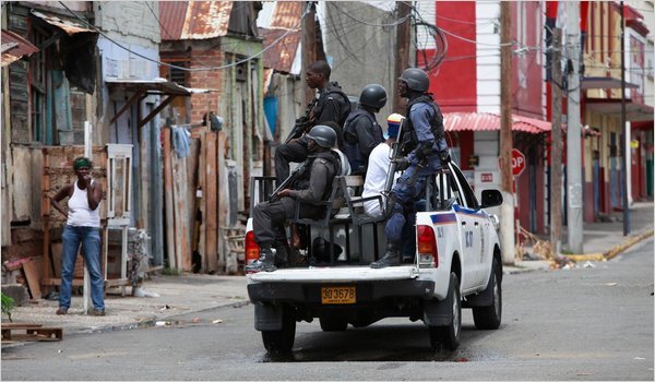 Police in Jamaica's inner cities