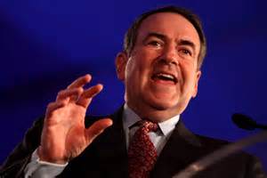 Republican Presidential candidate ,former Arkansas Govt, Minister of Religion and Fox news host Mike Huckabee.