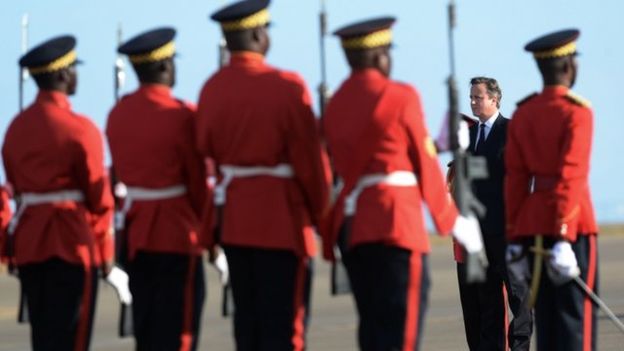 David Cameron's visit to Jamaica is the first by a British prime minister in 14 years