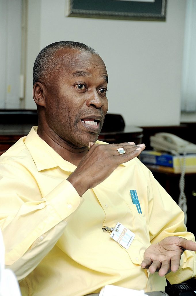 Ian Allen/Photographer Gleaner Editors Forum on Crime Bill. *** Local Caption *** Bert Samuels: Employers are still within their right to take whatever action they see fit if ganja is detected during a drug test, because ganja is still not legal in Jamaica.