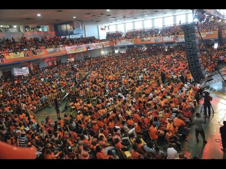 Nation Arena overflows at the PNP's 77th annual General conference