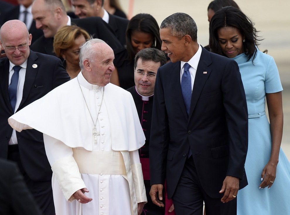 The Pope and the Prez ..