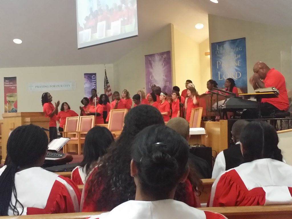 Dr Criss and Plattsburgh choir in concert at Beaulah Baptist Church Poughkeepsie