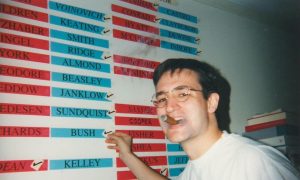 Ted Cruz celebrated Republican victories across the country at Harvard Law School in November 1994. He marked off George W. Bush’s win in the Texas governor’s race.