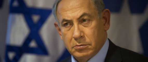 Israeli Prime Minister Benjamin Netanyahu looks on during a press conference at the Foreign Ministry in Jerusalem, Thursday, Oct. 15, 2015. Netanyahu on Thursday said he would be "perfectly open" to meeting with Palestinian President Mahmoud Abbas in order to end weeks of Israeli-Palestinian unrest. (AP Photo/Sebastian Scheiner)