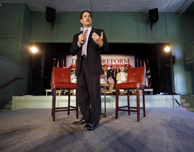 Florida Sen. Marco Rubio did poorly in Tuesday's primaries. 