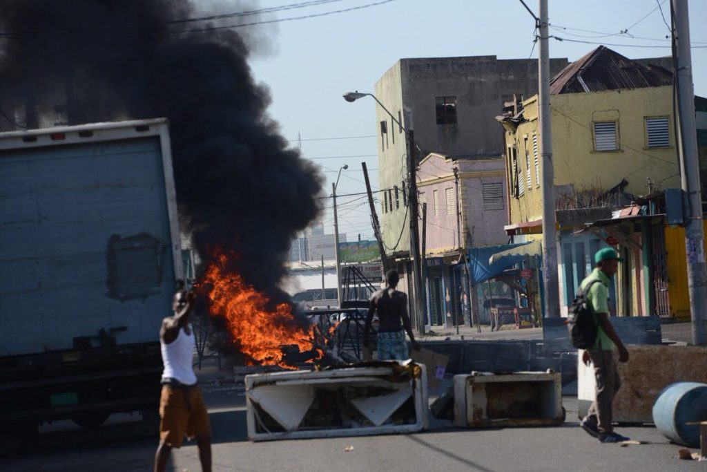 This is the real Jamaica , just days ago the Tivoli Gardens police post attacked by gunmen with high powered weapons.