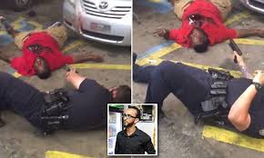 Alton Sterling being killed by Baton Rogue Louisiana police.....
